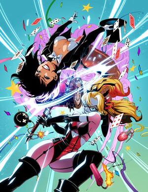 [DC K.O. HARLEY QUINN VS ZATANNA #1 (ONE SHOT) Second Printing CVR B Godtail Card Stock Var]