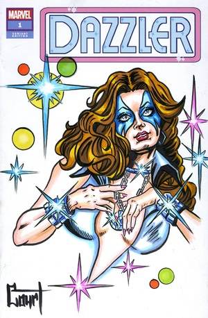 [DF MARVEL COMICS COMMISSIONED COVER ART SIGNED AND REMARKED BY JESSICA COURT WITH DAZZLER SKETCH]