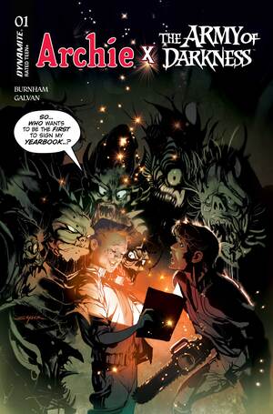 [ARCHIE X ARMY OF DARKNESS #1 CVR E STUART SAYGER VAR]