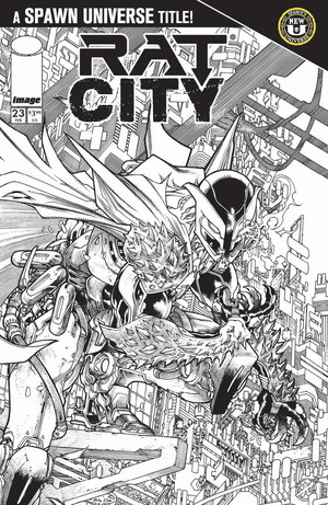 [SPAWN RAT CITY #23 CVR B HARVEY TOLIBAO B&W VAR]