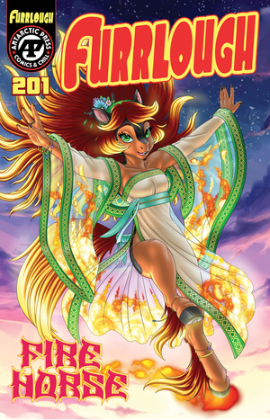 [FURRLOUGH #201 CVR B HOLLY DAUGHTREY FIRE HORSE VAR]