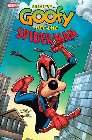 [MARVEL & DISNEY: WHAT IF...? GOOFY BECAME SPIDER-MAN #1 CVR B RON LIM VARIANT]