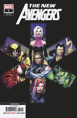 [NEW AVENGERS #1 2ND PRINTING CVR A MARK BAGLEY VARIANT]
