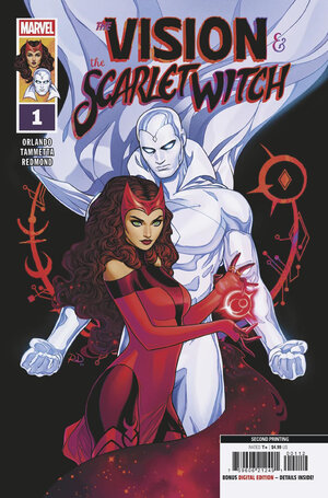 [THE VISION & THE SCARLET WITCH #1 2ND PRINTING CVR A  RUSSELL DAUTERMAN VARIANT]