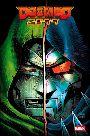 [DOOMED 2099 #1 CVR E DAN PANOSIAN DOOMED MASK FOIL VARIANT]