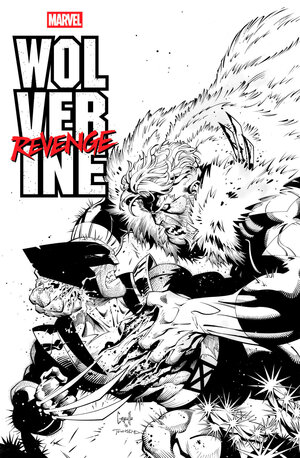 [WOLVERINE: REVENGE - RED BAND: RAW - BLACK & WHITE EDITION #2 CVR A [POLYBAGGED]]