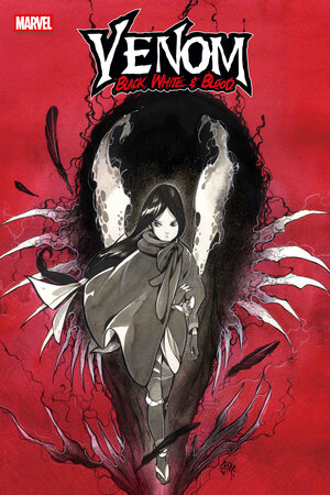 [VENOM: BLACK, WHITE & BLOOD #1 CVR B PEACH MOMOKO VARIANT]