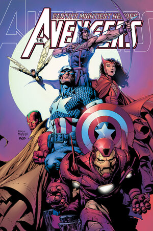 [AVENGERS BY JOHNS & COIPEL OMNIBUS DAVID FINCH COVER HC]