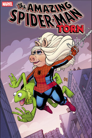 [AMAZING SPIDER-MAN: TORN #1 CVR E JAVIER GARRON MUPPETS VARIANT]
