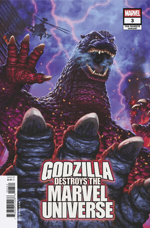 [GODZILLA DESTROYS THE MARVEL UNIVERSE #3 CVR B KAIDA YUJI FAN FAVORITE VARIANT]