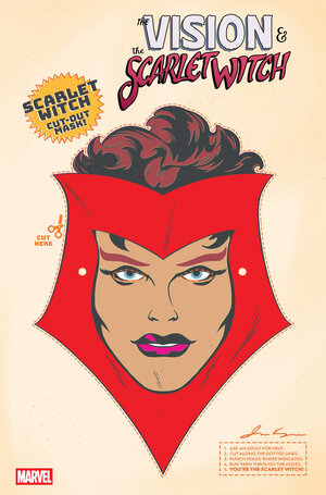 [THE VISION & THE SCARLET WITCH #5 CVR C RETRO HALLOWEEN MASK VARIANT]
