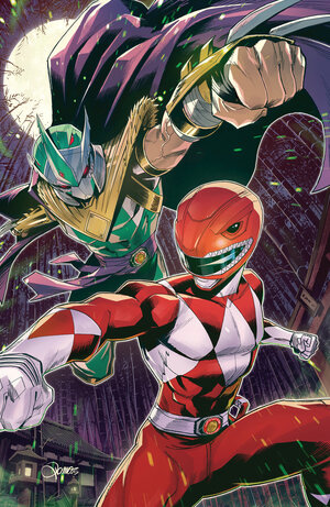 [MIGHTY MORPHIN POWER RANGERS/TEENAGE MUTANT NINJA TURTLES III #2 CVR D VARIANT (FULL ART, FOIL, ZONNO)]
