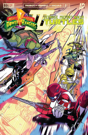 [MIGHTY MORPHIN POWER RANGERS/TEENAGE MUTANT NINJA TURTLES III #2 CVR K FOC REVEAL VARIANT (DRESSED, TBA)]