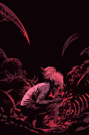 [SOMETHING IS KILLING THE CHILDREN #44 CVR B SPOT UV VARIANT (FULL ART, SPOT UV, HIXSON)]