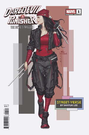 [DAREDEVIL/PUNISHER: THE DEVIL'S TRIGGER #1 CVR B INHYUK LEE STREET-VERSE VARIANT]