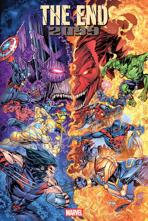 [THE END 2099 #1 CVR D KEN LASHLEY BATTLE VARIANT]