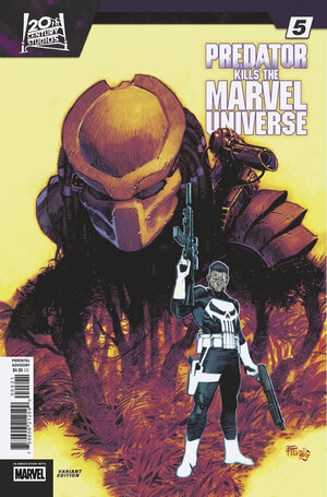 [PREDATOR KILLS THE MARVEL UNIVERSE #5 CVR B DIKE RUAN HUNTING THE HUNTERS VARIANT]