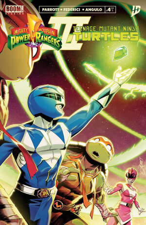 [MIGHTY MORPHIN POWER RANGERS/TEENAGE MUTANT NINJA TURTLES III #4 CVR A MAIN (DRESSED, ZONNO)]