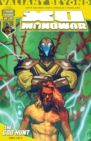 [VALIANT BEYOND: THE X-O MANOWAR #5--THE GOD HUNT #1 CVR A (TOMASELLI)]