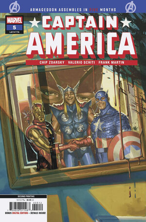 [CAPTAIN AMERICA #5 2ND PRINTING CVR A BEN HARVEY VARIANT]