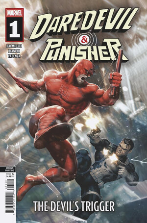 [DAREDEVIL/PUNISHER: THE DEVIL'S TRIGGER #1 2ND PRINTING CVR A KENDRICK LIM VARIANT]