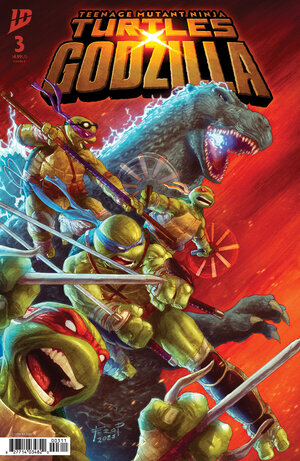 [TEENAGE MUTANT NINJA TURTLES X GODZILLA #3 CVR A (PE)]