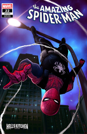 [AMAZING SPIDER-MAN #22 CVR E ARIO ANINDITO HELL'S KITCHEN VARIANT]