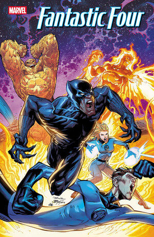 [FANTASTIC FOUR #8 CVR E NETHO DIAZ BLACK PANTHER VARIANT]