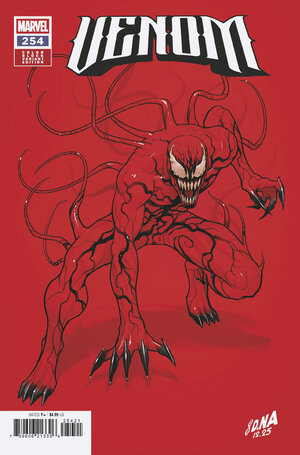 [VENOM #254 CVR B DAVID NAKAYAMA COLOR BLOCK RED VARIANT]