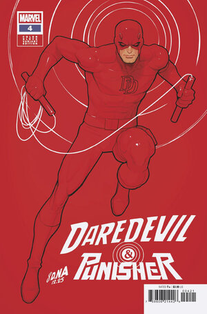 [DAREDEVIL/PUNISHER: THE DEVIL'S TRIGGER #4 CVR B DAVID NAKAYAMA COLOR BLOCK RED VARIANT]