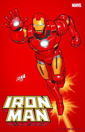 [IRON MAN #2 CVR C DAVID NAKAYAMA COLOR BLOCK RED VARIANT]