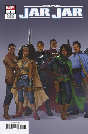 [STAR WARS: JAR JAR #1 CVR C TAURIN CLARKE 2-PART BLACK HISTORY MONTH CONNECTING VARIANT]