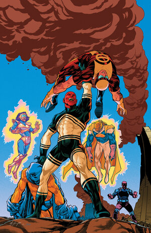 [THE CENTER HOLDS #1 CVR G UNLIMITED VARIANT (FULL ART, BRIGHT)]