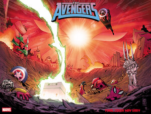 [AVENGERS #36 CVR D GIUSEPPE CAMUNCOLI WRAPAROUND FORESHADOW VARIANT]