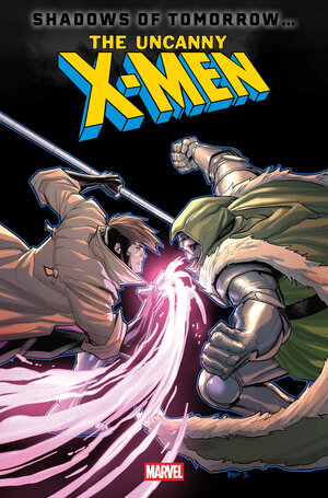 [UNCANNY X-MEN #25 CVR B PETE WOODS DOOM HOMAGE VARIANT]