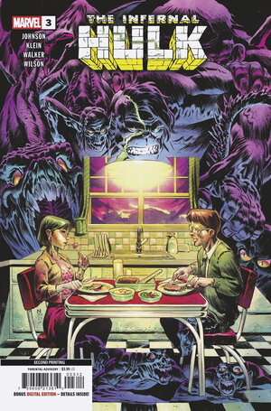 [INFERNAL HULK #3 2ND PRINTING CVR A NIC KLEIN VARIANT]