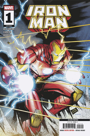 [IRON MAN #1 2ND PRINTING CVR A GERARDO SANDOVAL VARIANT]