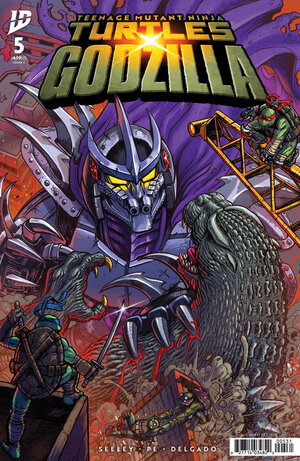 [TEENAGE MUTANT NINJA TURTLES X GODZILLA #5 CVR C (FRANK)]