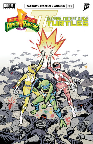 [MIGHTY MORPHIN POWER RANGERS/TEENAGE MUTANT NINJA TURTLES III #5 CVR B VARIANT (DRESSED, BA)]