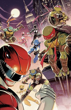 [MIGHTY MORPHIN POWER RANGERS/TEENAGE MUTANT NINJA TURTLES III #5 CVR C FOIL VARIANT (FULL ART, FOIL, ZONNO)]