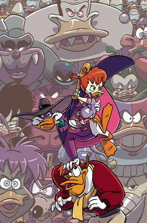 [DARKWING DUCK #1 CVR G STONES FOIL VIRGIN]