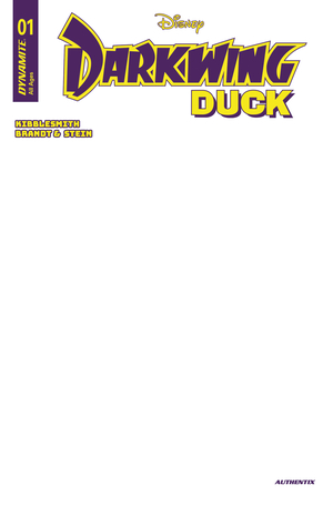 [DARKWING DUCK #1 CVR H BLANK AUTHENTIX]