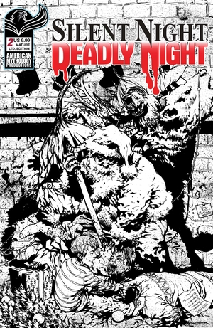 [SILENT NIGHT DEADLY NIGHT #2 MAIN CVR D 1/350 B&W LTD ED]