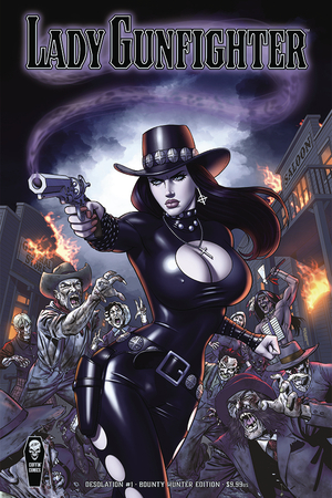 [LADY GUNFIGHTER DESOLATION #1 CVR B MERHOFF BOUNTY HUNTER]