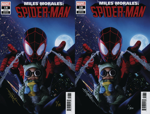 [DF MILES MORALES SPIDER-MAN #18 ULTRA LTD VAR SET GOLD & SIL]