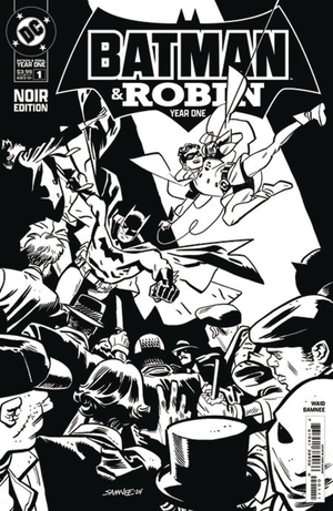 [DF BATMAN AND ROBIN YEAR ONE NOIR ED #1 WAID SGN]