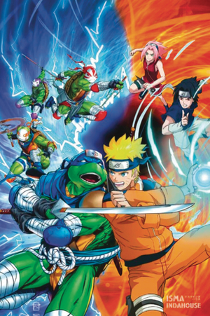 [DF TEENAGE MUTANT NINJA TURTLES X NARUTO #1 GAY INDIAHOUSE V]