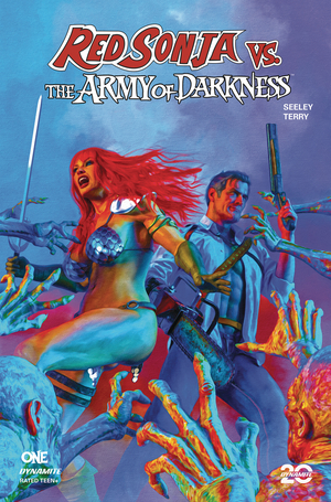 [RED SONJA VS AOD #1 CVR E SPEARS FOIL]