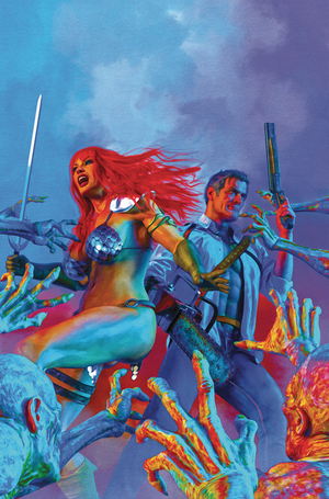 [RED SONJA VS AOD #1 CVR H SPEARS METAL PREMIUM]