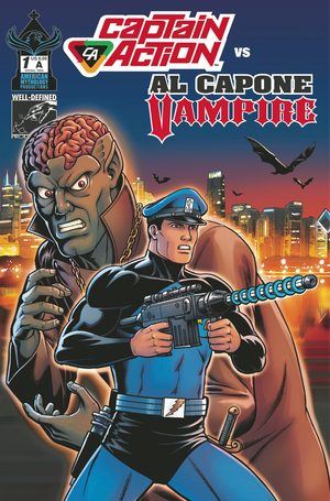 [CAPTAIN ACTION VS AL CAPONE VAMPIRE #1 CVR A BROTHERS FRAIM]